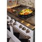 Cafe 8.25 Cu. Ft. Freestanding Dual Fuel Range with Double Oven in Matte White and Brushed Bronze, , large