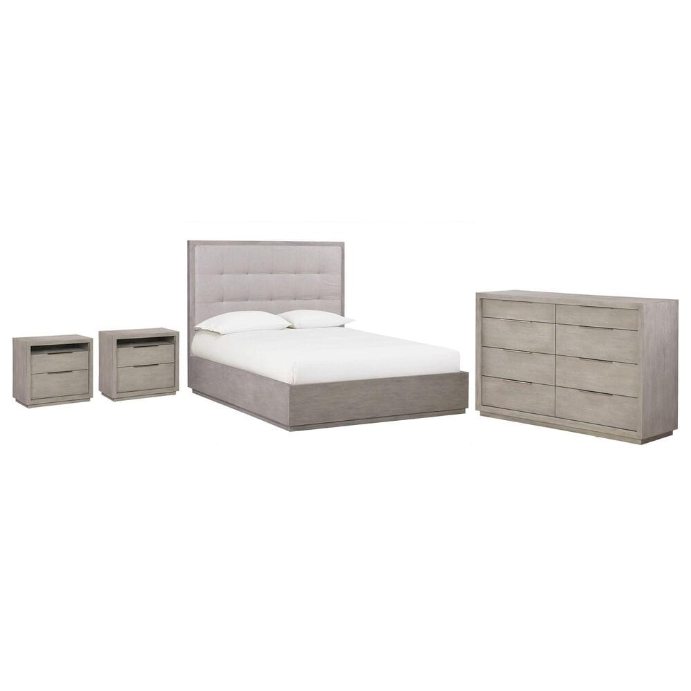 Urban Home Oxford Mineral 4-Piece King Bedroom Set in Gray, , large