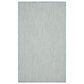Nourison Courtyard Ivory and Aqua 3" x 5" Indoor/Outdoor Area Rug, , large