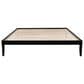 Linden Boulevard Polly King Platform Bed without Headboard in Black, , large