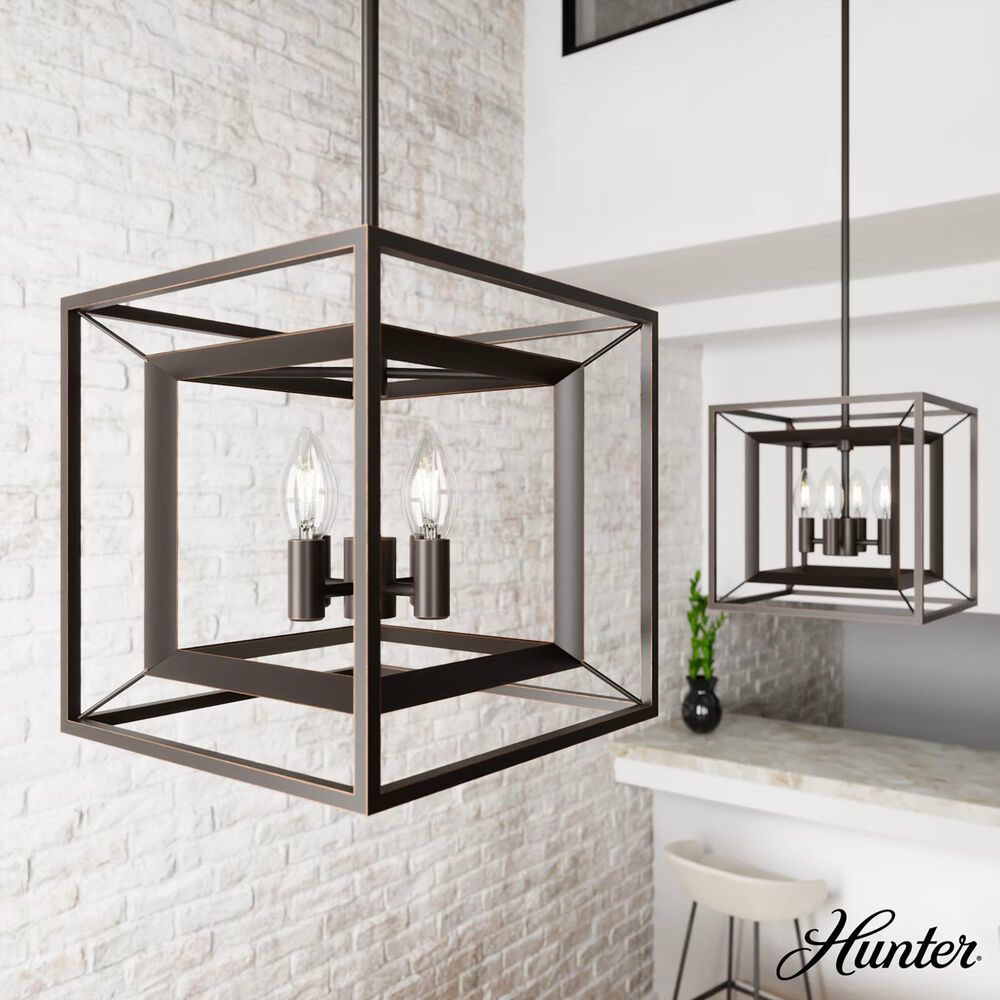 Hunter Doherty 4-Light Pendant in Onyx Bengal, , large