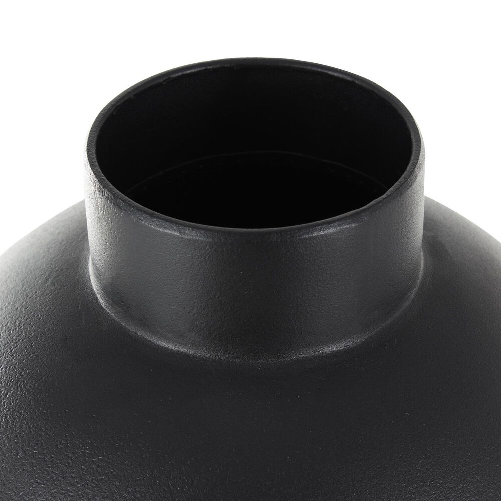Maple and Jade 30&quot; Decorative Vase with Narrow Opening in Matte Black, , large