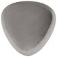 Flair Industries River Rock Hassock Ottoman in Charcoal Gray, , large