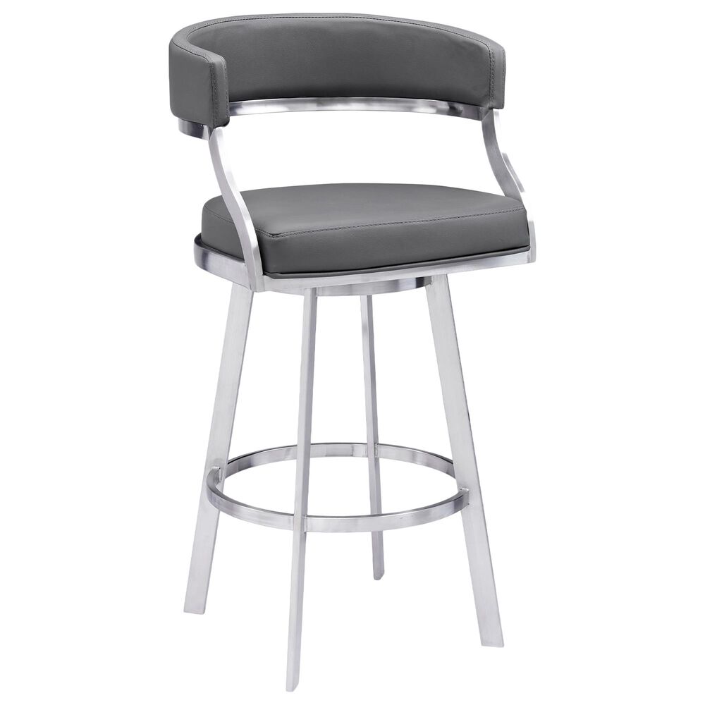 Blue River Saturn 30" Barstool in Grey, , large