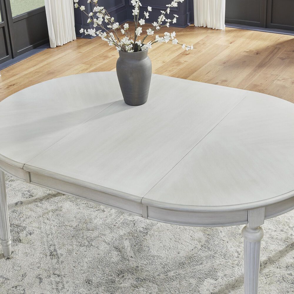 Ashley Montelaine Oval Dining Table in Antique White - Table Only, , large
