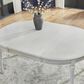Ashley Montelaine Oval Dining Table in Antique White - Table Only, , large