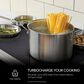 LG 2-Piece Kitchen Package with Print Proof Stainless Steel 4.7 Cu. Ft. Smart Single Wall Oven and Black 36" Induction Cooktop, , large