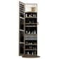 GigaCloud Swivel Jewelry Cabinet with Full Length Mirror and Locking Mechanism in Brown, , large