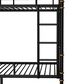 Hearth and Haven Twin XL over Twin XL Detachable Bunk Bed in Black and Gold, , large