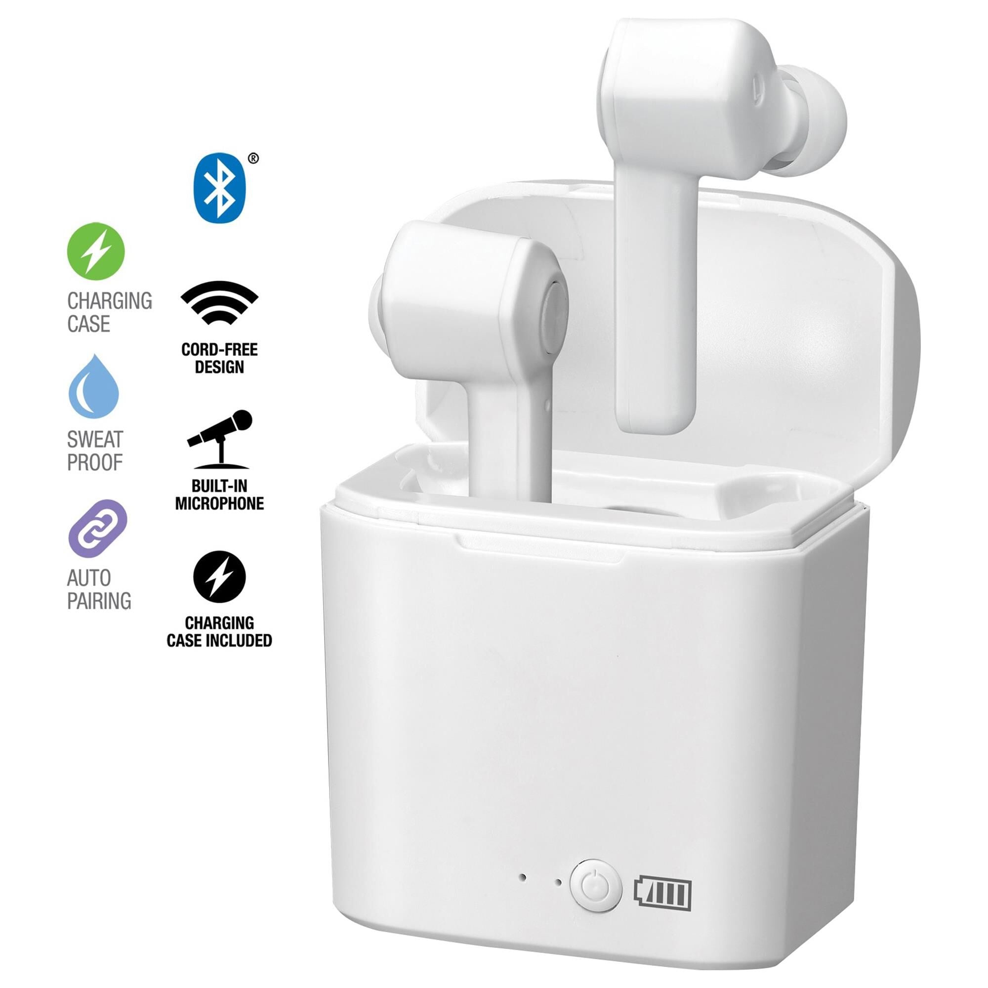 iLive Truly Wire Free Bluetooth Earbuds in White Shop NFM