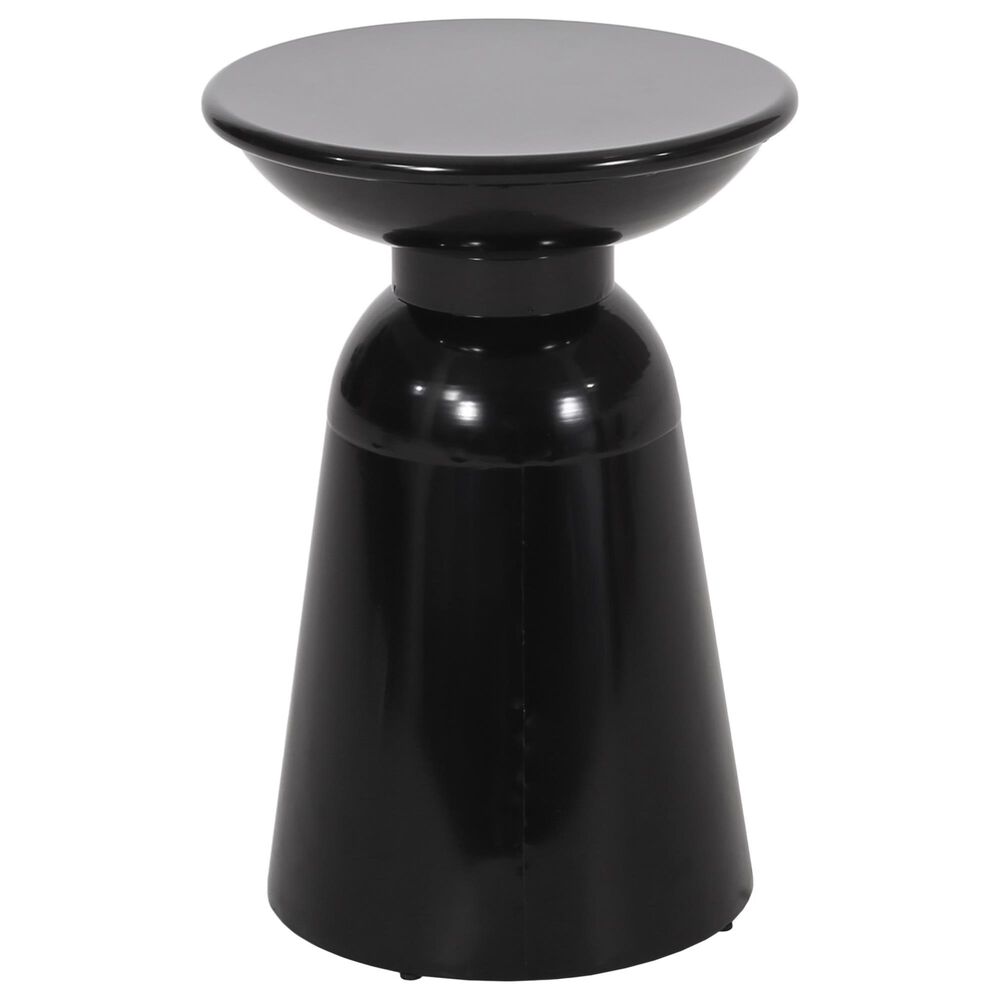 Hearth and Haven Serenita Patio Side Tables in Black &#40;Set of 2&#41;, , large