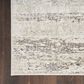 Nourison Glitz GLZ10 Cream and Grey 9" x 12" Area Rug, , large