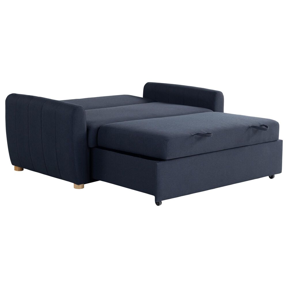 Lifestyle Solutions Galloway Convertible Loveseat in Navy, , large
