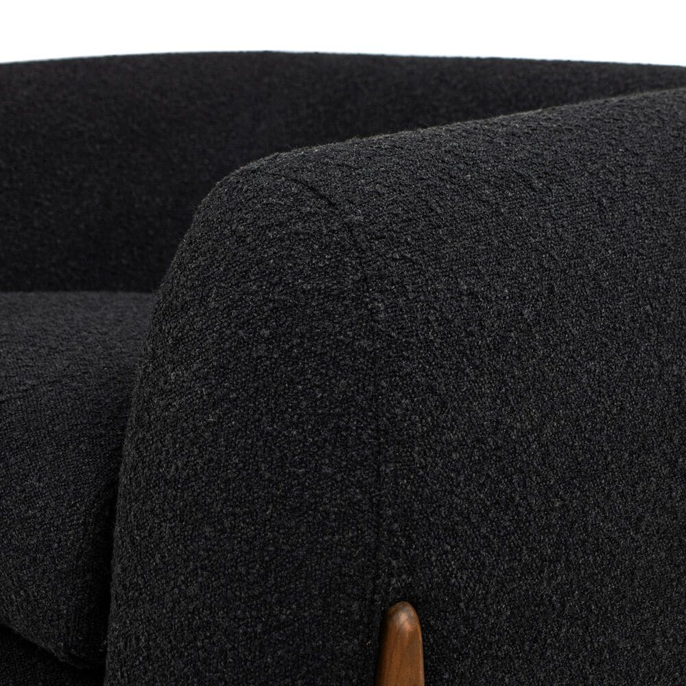 Jennifer Taylor Home Alpine Accent Arm Chair in Ebony Black, , large