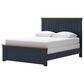 Ashley Landocken Queen Panel Bed in Brown and Blue, , large