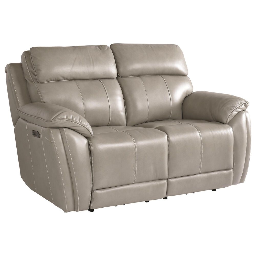 Bassett Levitate Power Reclining Loveseat in Nickel, , large