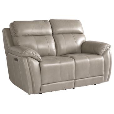 Bassett Levitate Power Reclining Loveseat in Nickel, , large