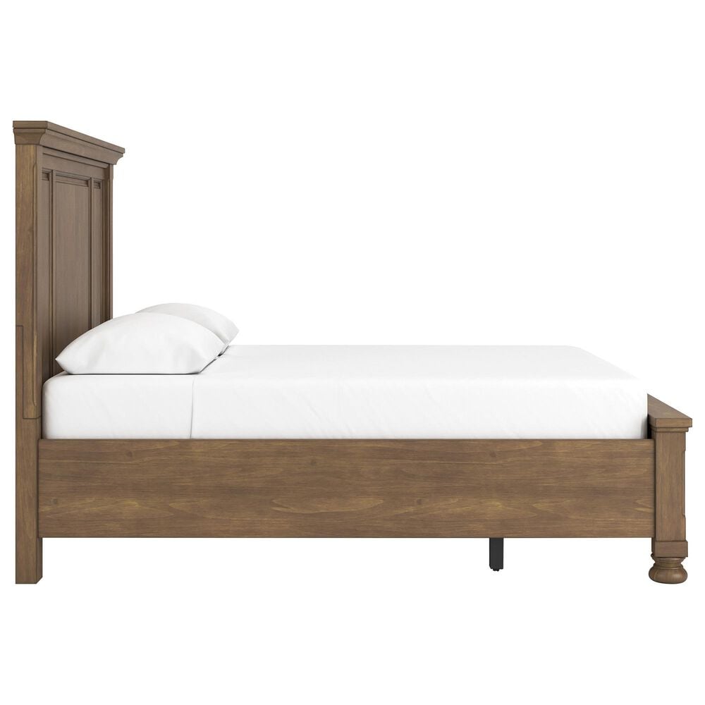 Ashley Feddinger Queen Panel Storage Bed in Chestnut Brown, , large