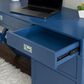 Linon Home Decor Peggy Side Storage Desk in Navy, , large