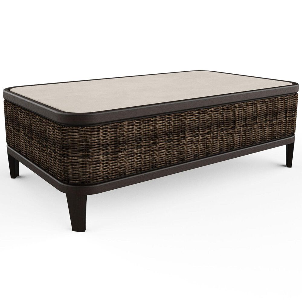 Sunvilla Cleo Rectangular Coffee Table in Bourbon, , large