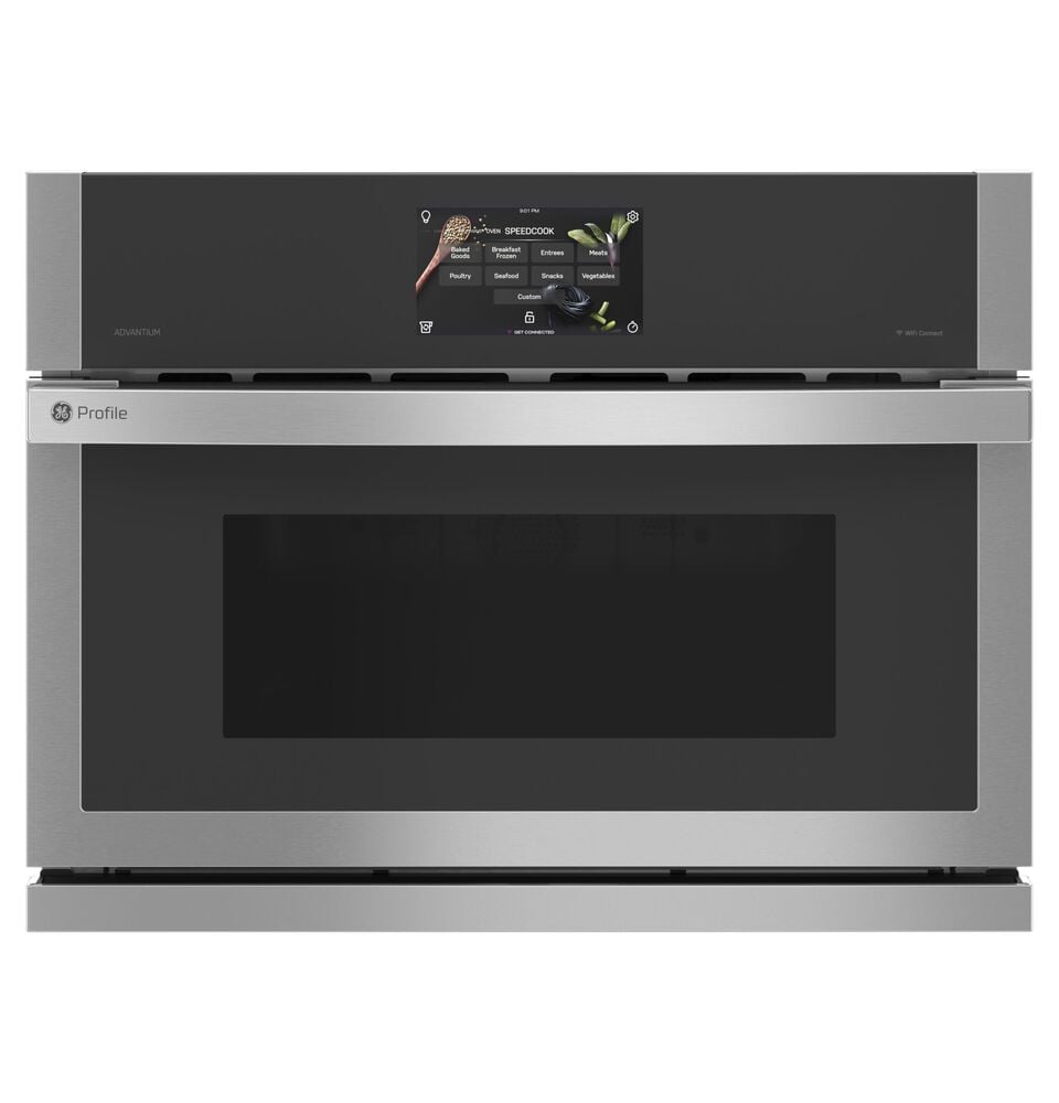 GE Profile 27&quot; Single Electric Wall Oven in Stainless Steel, , large