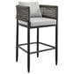 Blue River Felicia 5-Piece Patio Bar Set in Black, , large