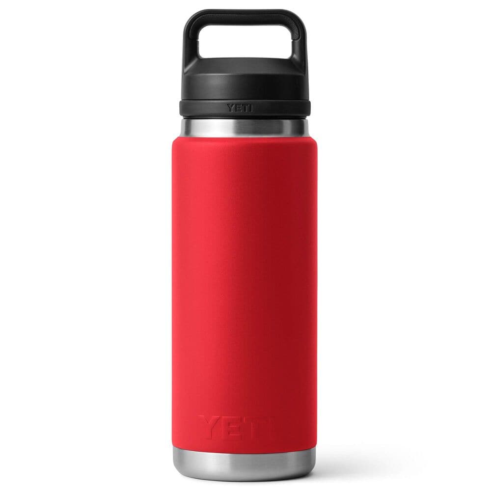 YETI Rambler 26 Oz Water Bottle with Chug Cap in Rescue Red, , large