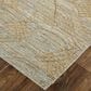 Feizy Taunton 5" x 8" Gold Area Rug, , large