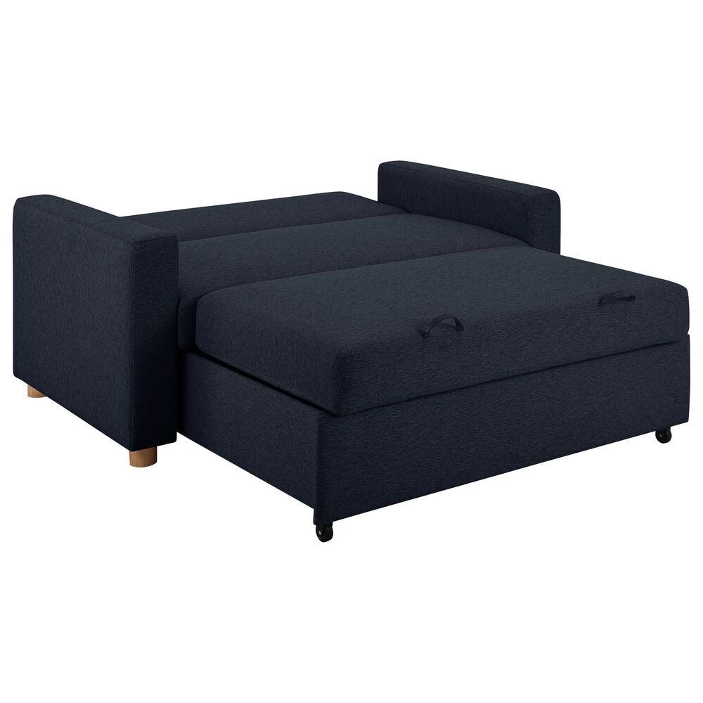 Lifestyle Solutions Tyler Convertible Sofa in Navy Blue, , large