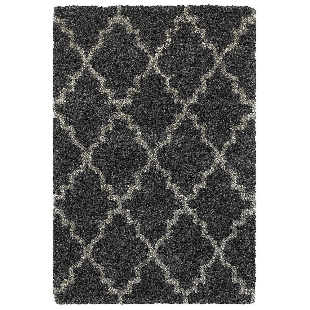 Oriental Weavers Henderson 92K 9"10" x 12"10" Charcoal and Grey Area Rug, , large