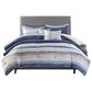 Hampton Park Marina 8-Piece Full/Queen Printed Seersucker Comforter and Quilt Set in Blue, , large