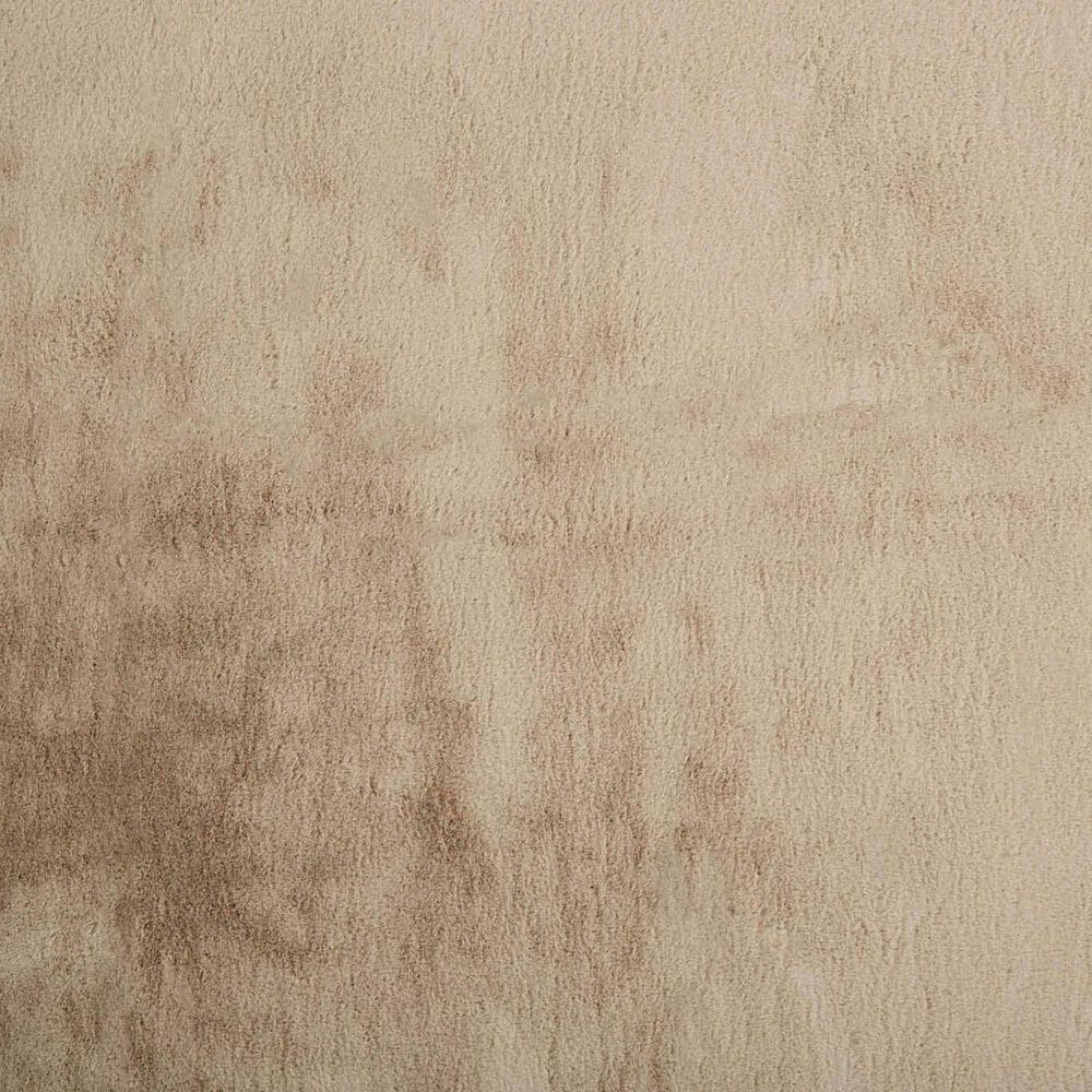 Feizy Luxe Velour 3&#39; x 5&#39; Beige Area Rug, , large