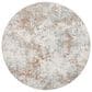 Surya Brunswick 7"10" Round Cream, Taupe, Blue, Dusty Coral, Olive and Tan Area Rug, , large