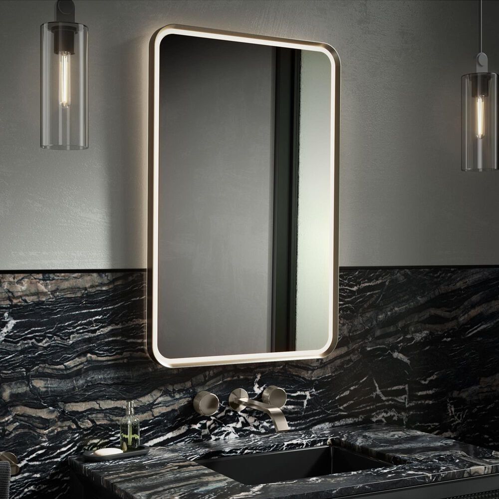 Kohler Essential Ultrabright Vanity Mirror in Brushed Nickel, , large