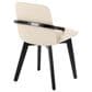 LumiSource Cosmo Accent Chair with Faux Leather Cushion in Cream, , large