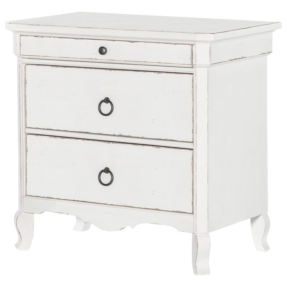 Legacy Classic Vintage Market 3-Drawer Victorian Nightstand in Picket Fence, , large