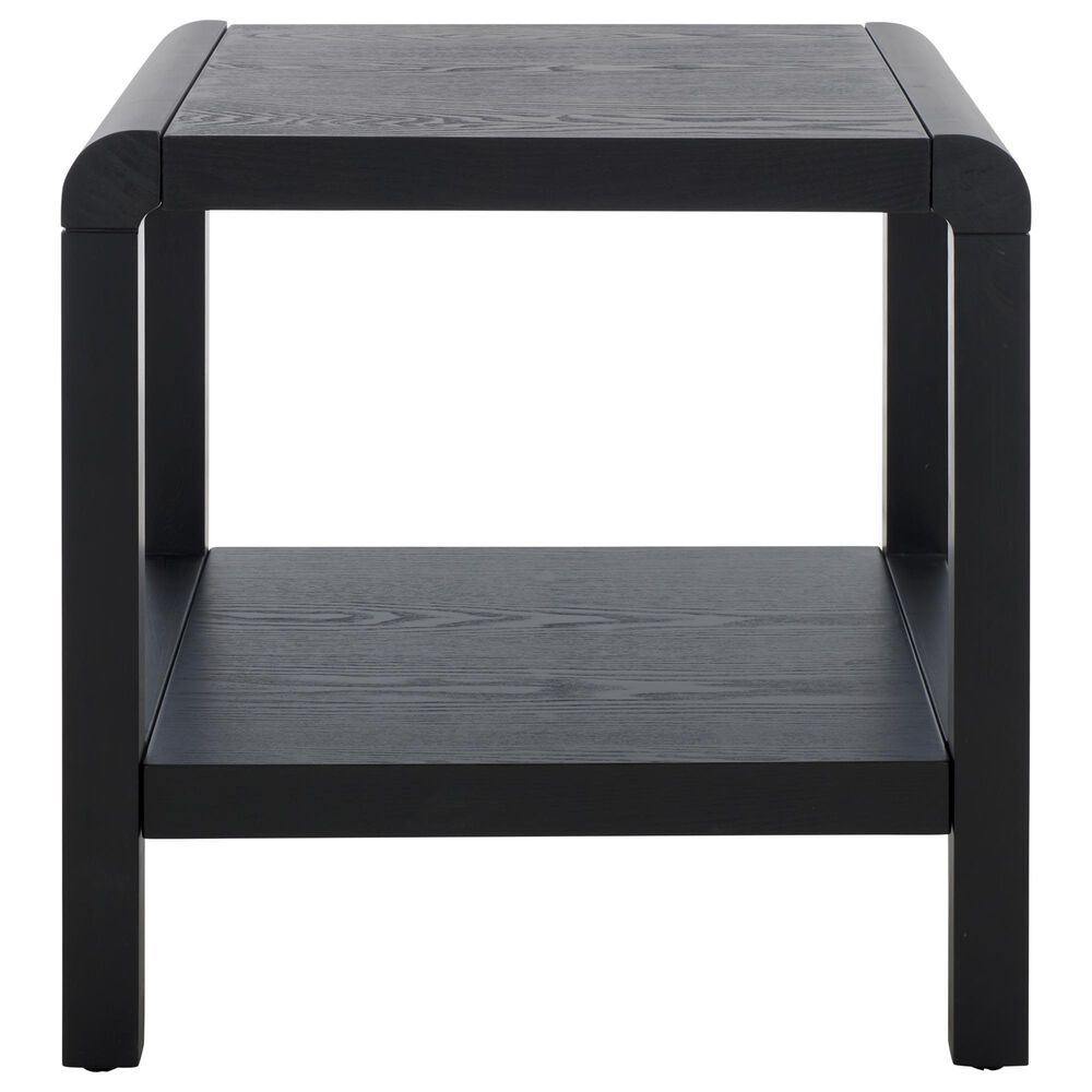 Safavieh Omara 1-Shelf Side Table in Black, , large
