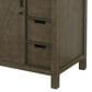 Lexora Home Marsyas 30" Single Bathroom Vanity in Rustic Brown with 2 cm White Cultured Marble Top and Rectangular Sink, , large