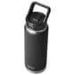 YETI Rambler 26 Oz Water Bottle with Straw Cap in Black, , large