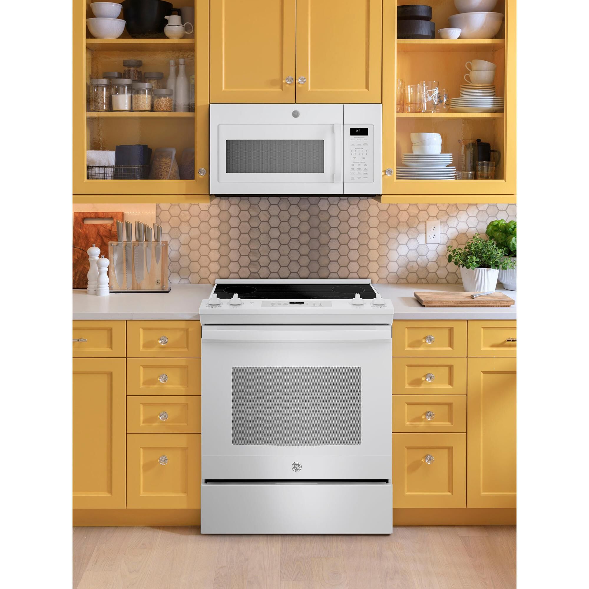 electric range oven white