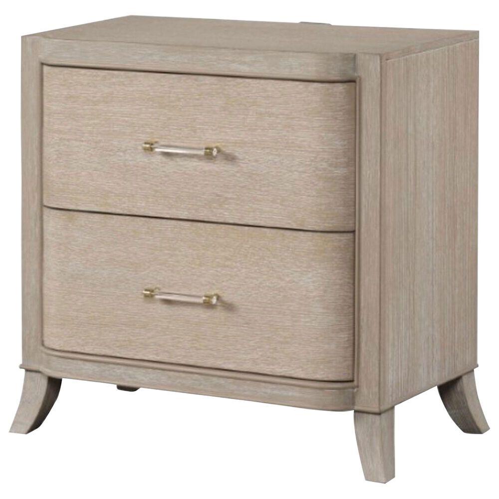 Furniture of America Candra 6-Piece Queen Bedroom Set in Natural Oak, , large