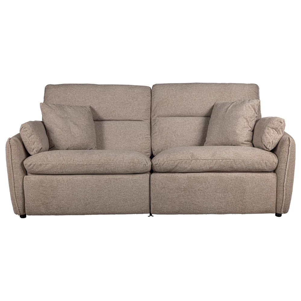 Haining Power Reclining Sofa with Power Headrests in Parchment, , large