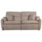 Haining Power Reclining Sofa with Power Headrests in Parchment, , large