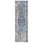 Safavieh Evoke EVK260C 2"2" x 9" Ivory and Blue Runner, , large