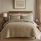 Levtex Velvet Stitch 2-Piece Twin/Twin XL Quilt Set in Taupe, , large