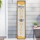 The Gerson Company 48" Bee Porch Sign in Yellow, , large