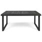 Hearth and Haven 6-Piece Outdoor Dining Set with Light Grey Cushions in Dark Grey, , large