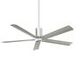 Minka-Aire Clean 60" Ceiling Fan with LED Light in Polished Nickel, , large