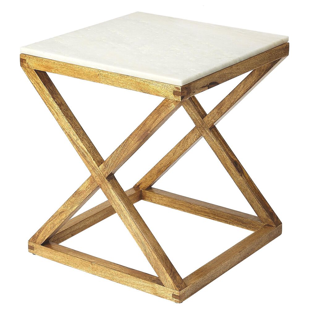 Butler Braylon End Table in Natural Mango Wood, , large