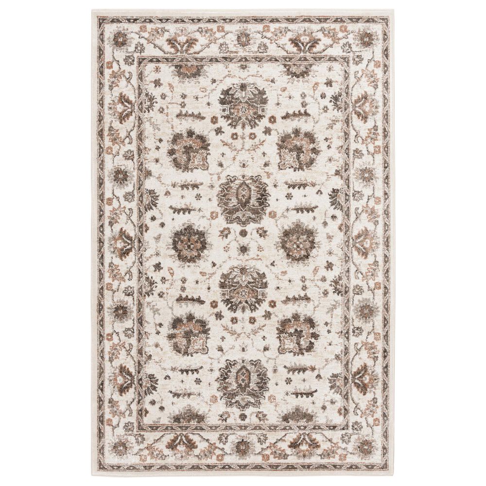 Central Oriental Heirloom Brigitta Cinnabar and Blush 5"3" x 7"7" Area Rug, , large